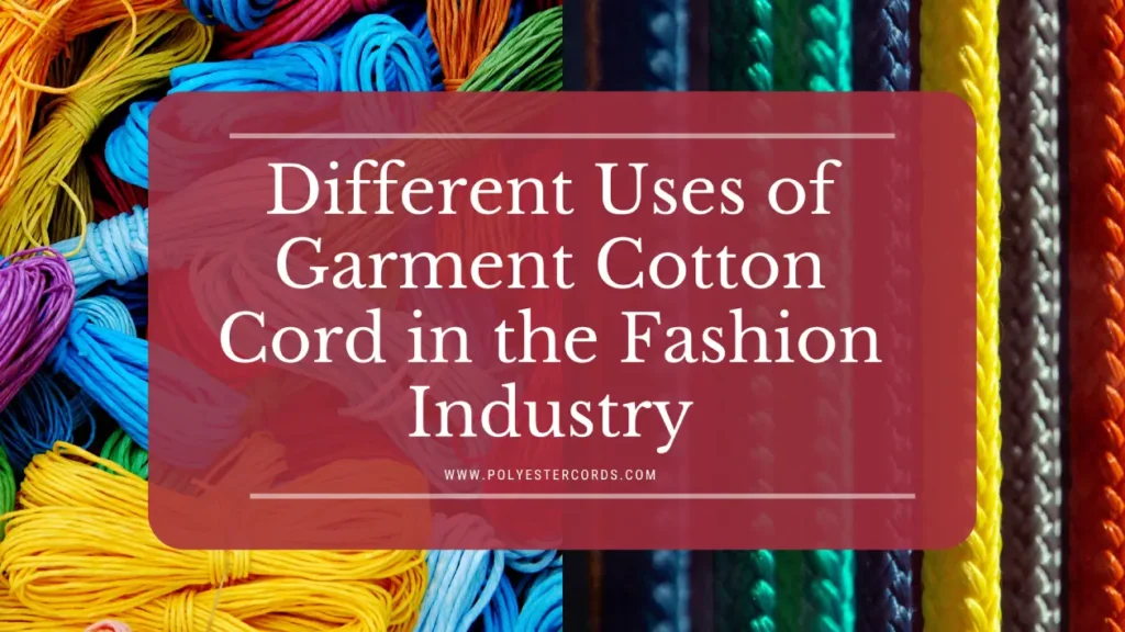 Garment Cotton Cord